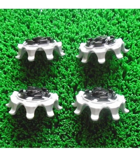 Golf Shoe Spikes Middle with Hole Fast Spiral Golf Shoe Nails Replacement Portable Shoe Nails