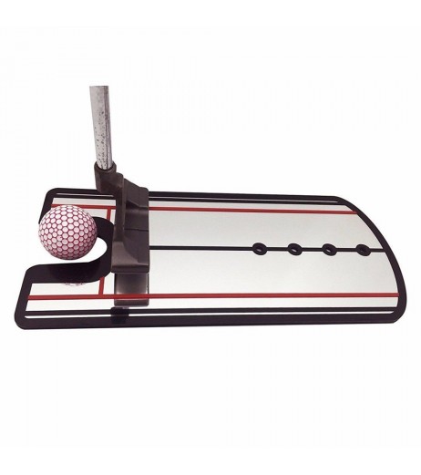 Golf Putting Mirror Alignment Training Gesture Aid Swing Trainer Line Motion Practice Tool
