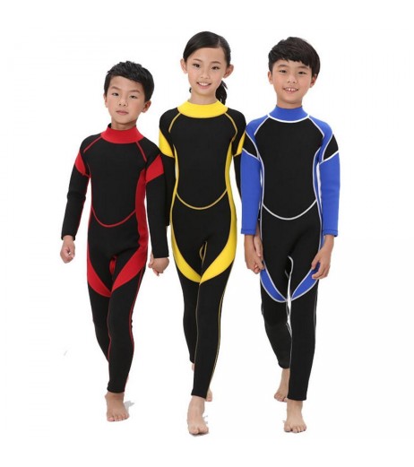 2.5MM Neoprene Wetsuits Kids Scuba Diving Suits Boys Girls Surfing Guards Clothes For Youth