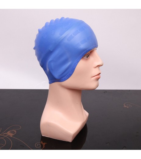Silicone Gel Swimwear Cap Waterproof Ear Long Hair Protection High Elastic Swim Pool Swimming Hats For Men Women Comfort Equipment