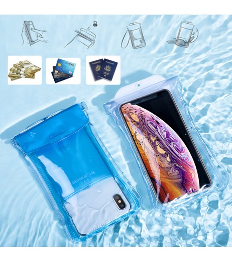 Safety Airbag Waterproof Mobile Phone Cover Outdoor Swimming Drifting Diving Touch Screen Waterproof Bag