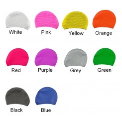 3D Ergonomic Design Ear Pockets Bubble Hat for Adult Male And Female Waterproof Silicone Swim Cap