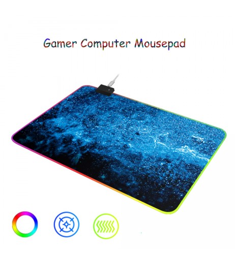Mouse Pad RGB Gamer Computer Mousepad RGB Backlit  For Desk Keyboard LED Mice Mat