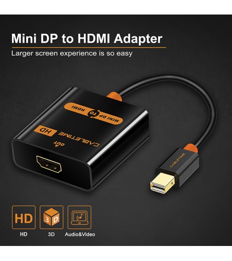 Mini DisplayPort Mini DP Thunderbolt Mini DisplayPort Para HDMI Adaptador 1080p
