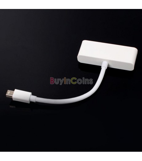 New Mini Display Port DP to HDMI VGA Adapter Cable for Apple MacBook Air