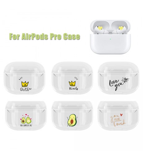 Transparent Case For AirPods Pro Case Hard PC Cover Bluetooth Earphone Protective Earphone Cover for AirPods 2019 Accessories
