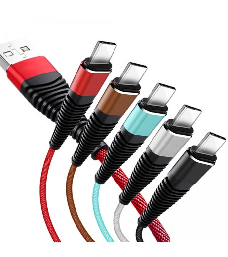 USB Type-C Fast Charging Data Sync Charger Cable For Samsung Galaxy S8 S9 Plus
