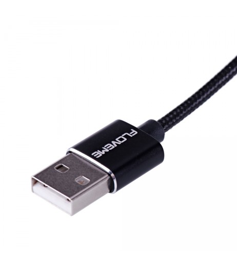 Braided Magnetic Lightning+USB Charger Charging Cable For iPhone Samsung Type-C