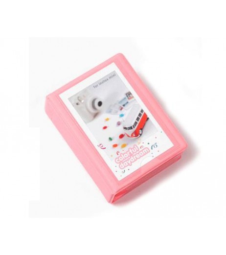 Small Colorful Photo Album for Fujifilm Instax Mini Films - Baby Pink