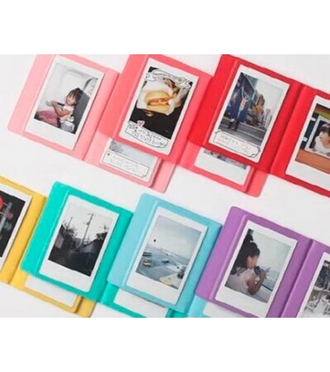 Small Colorful Photo Album for Fujifilm Instax Mini Films - Baby Pink
