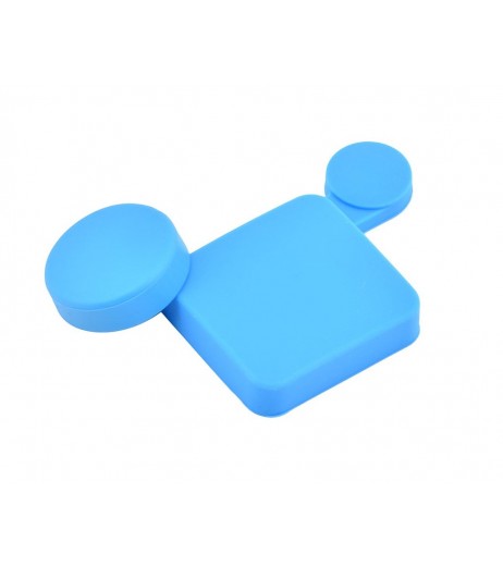 GoPro Protective Silicone Housing Lens Cap for Hero 3+/4 Camera-Blue