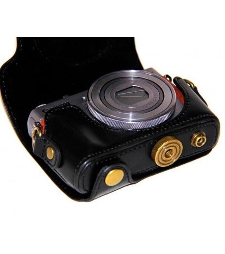 Retro Canon PowerShot G9 X Leather Camera Case