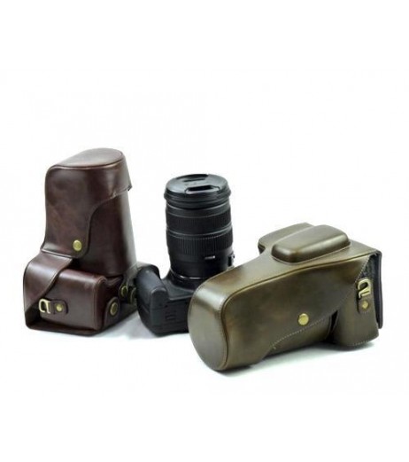 Retro Canon EOS 80D Camera Leather Case
