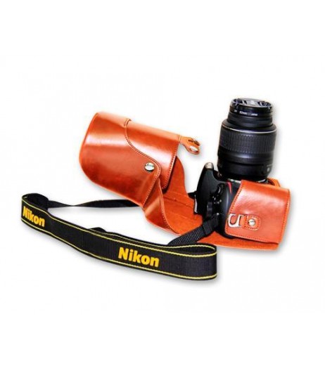 Retro Nikon D5600 Camera Leather Case