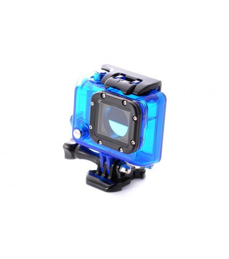 GoPro Waterproof Replacement Housing for Hero 3/ 3+/ 4 Camera - Blue