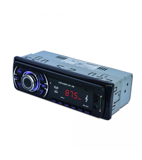 Black Car Stereo Audio Mini 1 Din MP3 Player Handsfree Bluetooth Speaker Card Reader USB Flash Drive Machine SD slot