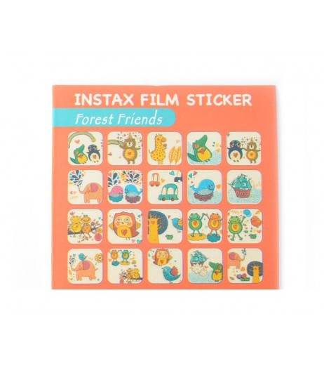 20 Sheets Fujifilm Instax Mini Films Decor Sticker Borders - Cartoon