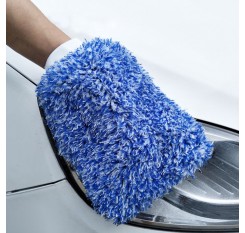 Soft Water Absorption High Density Microfiber Car Washing Cleaning Mitten Glove Striking
